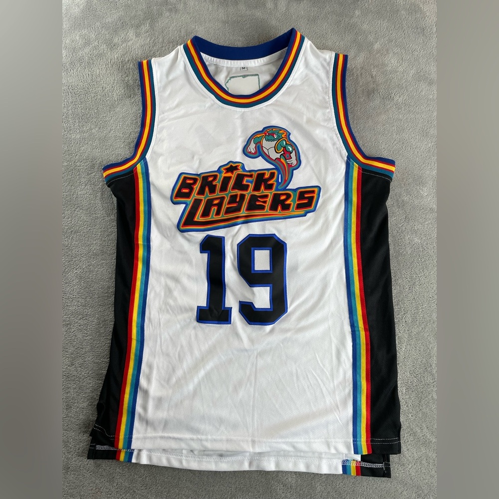Aaliyah Mtv Rock N Jock Jersey “Brick Layers” Size M Basketball
